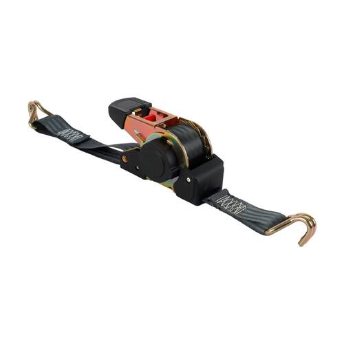 Wildtrak Heavy-Duty Retractable Ratchet Tie Down Strap 4m x 38mm