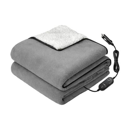 Wildtrak 12V Car Electric Blanket Comfort 45W Rated Power 150x100cm