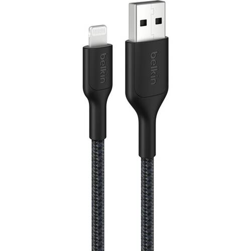 Belkin BoostCharge MFi-Certified USB-A to Lightning Charging Cable 15cm Blk