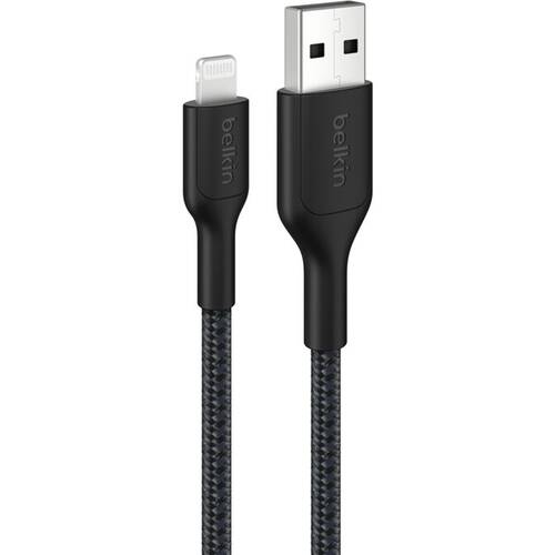 Belkin BoostCharge MFi-Certified USB-A to Lightning Charging Cable 2m Black