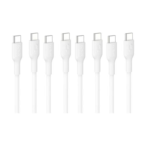 4PK Belkin BoostCharge USB-C to C 60W Charge Cable Universally Compatible 1m Wh