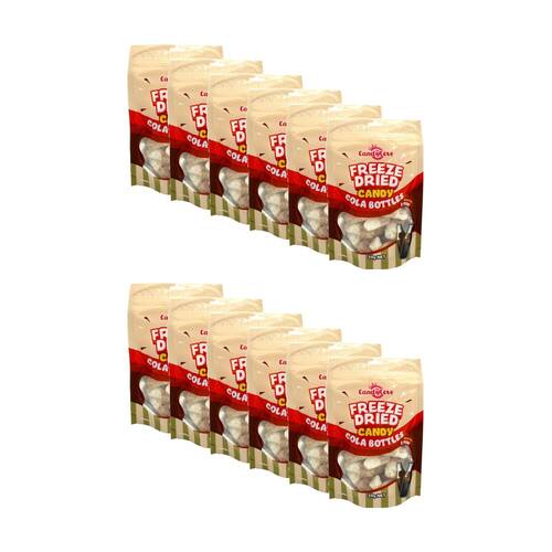 12PK Candy Cove CandyCove Freeze Dried Cola Bottles 50g Candy/Lollies/Gummies