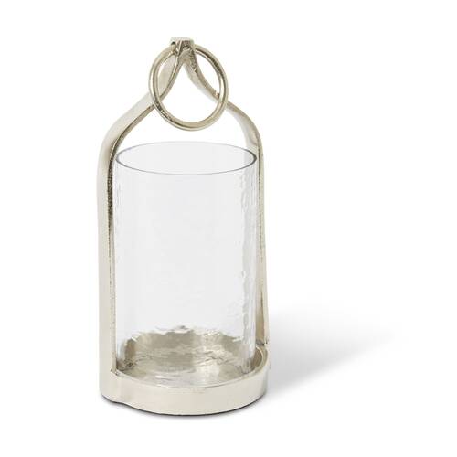 E Style Siana Candle Holder Elegant Nickel Aluminium Decor 16x14x30cm