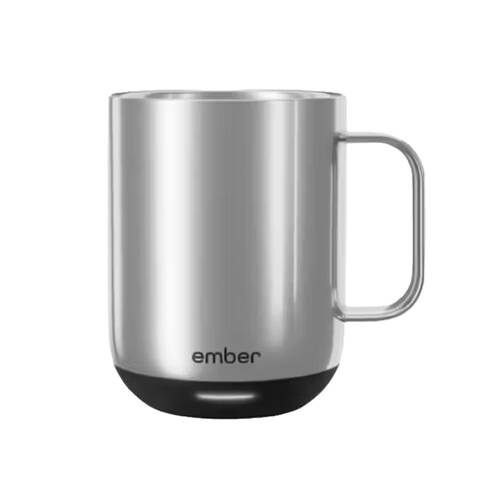Ember Electric Insulated Smart Mug Cup W/ Charging Coaster 295mL Stainless Steel