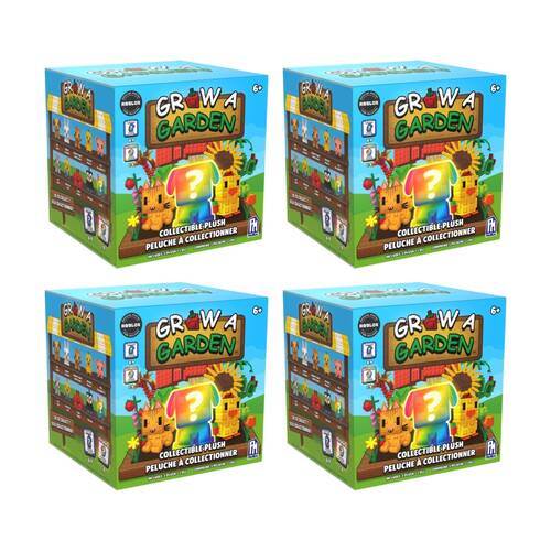 4PK Phat Mojo Grow A Garden Collectible Plush Blind Box Assorted