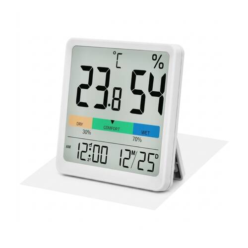 Sansai Digital Thermometer Fast Refresh Humidity Comfort Indicator Large