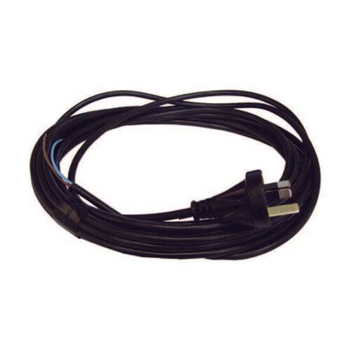 Cleanstar 10m Extention Cord Repair Lead 2 Core W/ 10Amp Plug Black