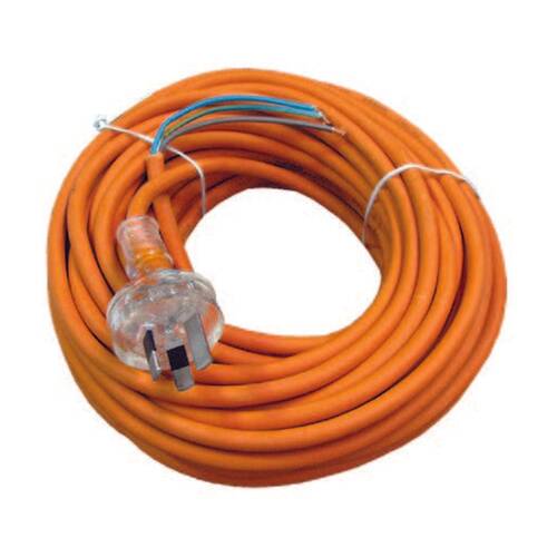 Cleanstar 20m Extention Repair Lead 15 Amp 3 Core & 10 Plug Orange