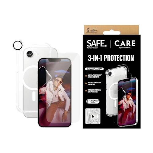 Panzer Flagship 3-in-1 Bundle Lens & Screen Protector + Case - iPhone 16e