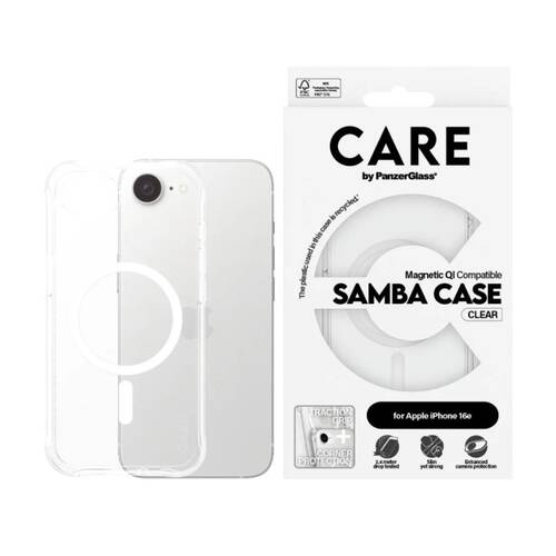 Panzer Samba Case (MS) - iPhone 16e Recycled Tpu Material Clear