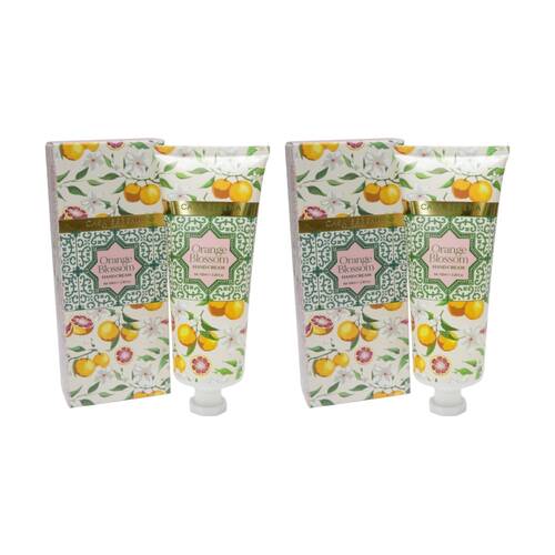 2PK LVD Orange Blossom Citrus Gentle/Nourishing Hand Cream Tube 100ml