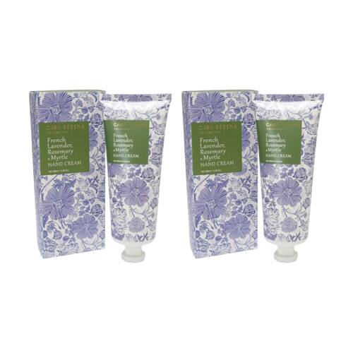 2PK LVD French Lavender & Rosemary Gentle/Nourishing Hand Cream Tube 100ml