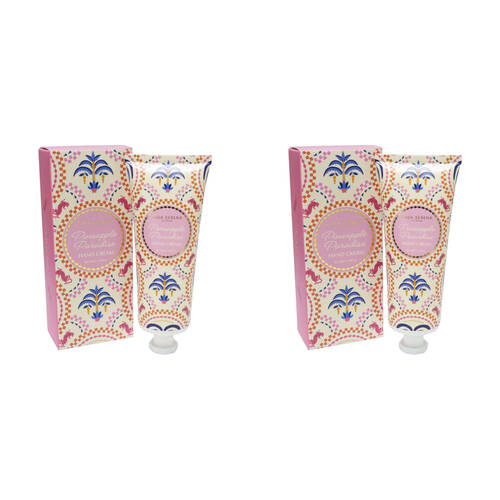 2PK LVD Pineapple Paradise Gentle/Nourishing Hand Cream Tube 100ml