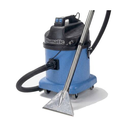 Numatic Carpet Extraction Structofoam Build Vacuum W/ Full Accessory Kit Blue