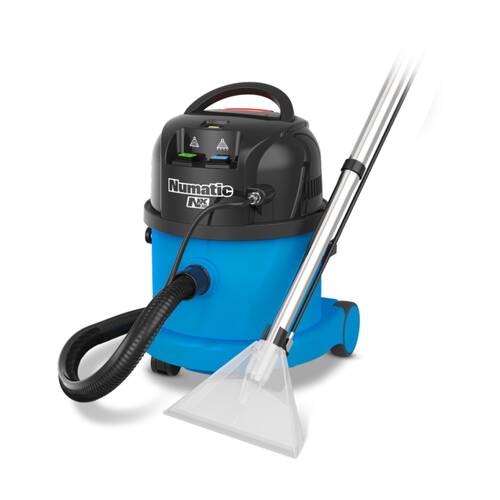 Numatic All-In-One Cordless Extraction Wet or Dry Vacuum W/ 38 Min Run Time Blue