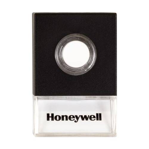 Honeywell Illuminated Door Bell Press Hard Wired - Doorbell Lighted Black Cover