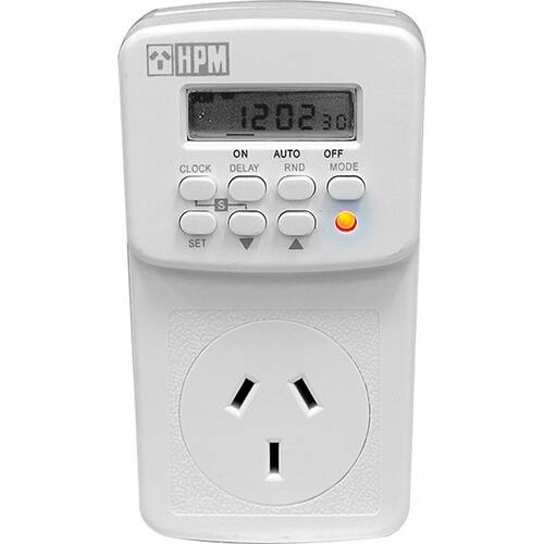 Hpm 7 Day Digital Timer Electrical Switch HPM Programmable Security