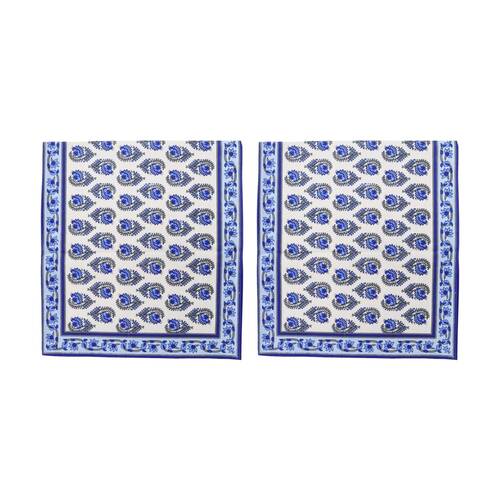 2PK LVD Delilah Rectangular Polyester Table Runner Home Decor Blue 160x35cm