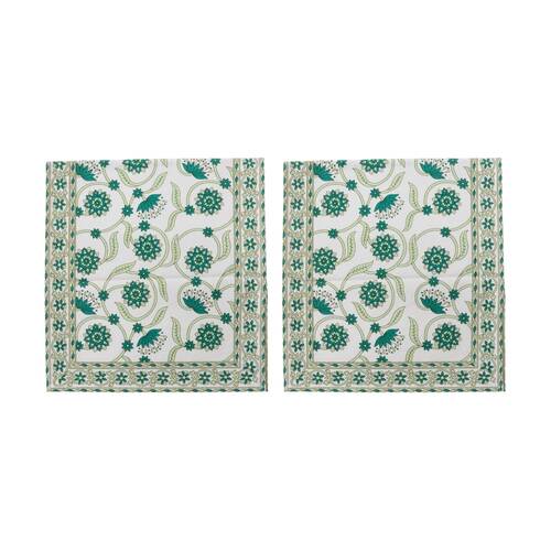 2PK LVD Adola Polyester Table Runner Home/Garden Decor Green 160x35cm