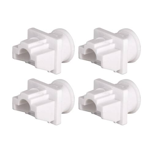 4PK T3 Dust Cover 10 Pk For Rj45 White Pack RJ45 Networking Accessories
