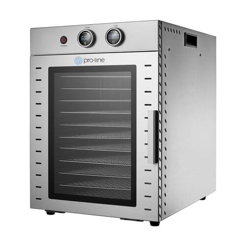 Proline Stainless Steel Commercial Dehydrator Insulated Design 12 Tray