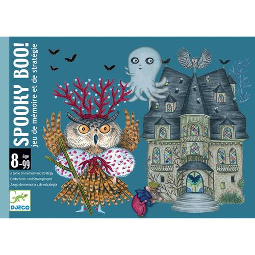 Djeco Spooky Boo Card Game Memory Strategy 2-4 Players Ages 8+