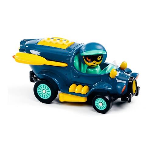 Djeco Navy Flying Butterfly Crazy Motors Metal Toy Car With Suspension 3y+