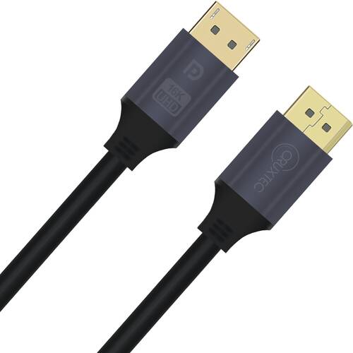 Cruxtec DP21-03-BK DP2.1 16K Displayport Male to Cable 3m Black