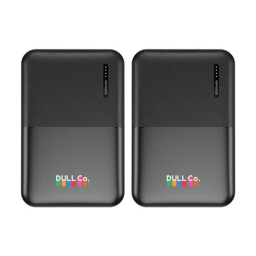 2PK Dull Co. Phone Powerbank W/ 12W Output Plus USB-A & USB-C Ports 5000Ah