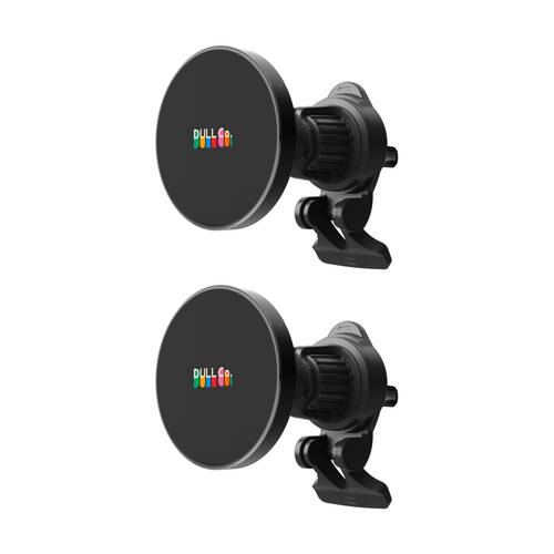 2PK Dull Co. Wireless Magnetic Car Phone Charger MagSafe Compatible Black