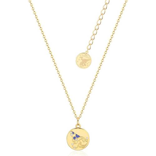 Couture Kingdom Disney Fantasia Sorcerer Mickey Medallion Necklace 14k Gold