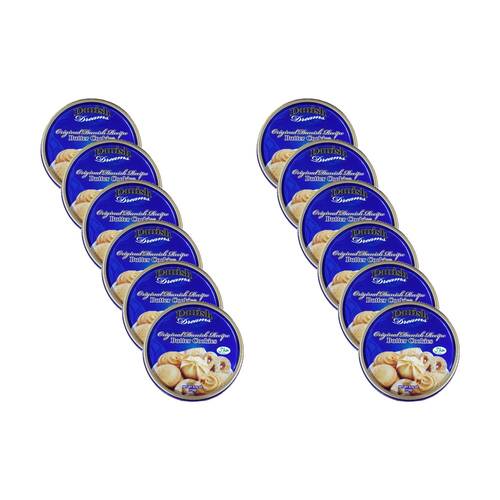 12PK Danish Dreams Original Danish-Recipe Butter Cookies Biscuits 114g