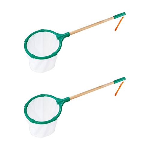 2PK Hape Explorer Net Bamboo And Plastic Outdoor Toy For Kids 4y Green