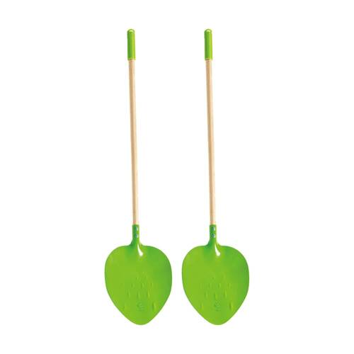 2PK Hape Pointed Garden Shovel Wooden Tool Outdoor Play Kids Toy 4y Green