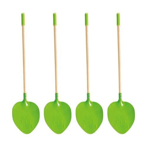 4PK Hape Pointed Garden Shovel Wooden Tool Outdoor Play Kids Toy 4y Green