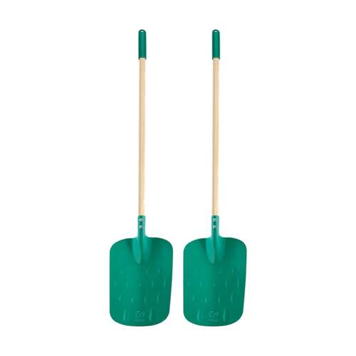 2PK Hape Garden Spade Wooden Tool Outdoor Play Kids Toy 4y Green