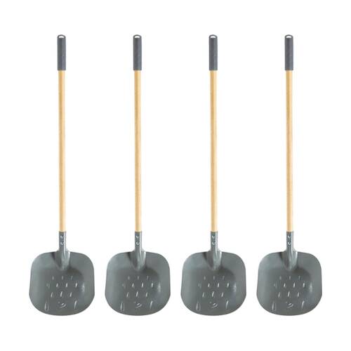 4PK Hape Square Point Transfer Garden Shovel Wooden Tool Toy For Kids 4y Grey
