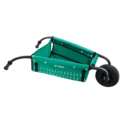 Hape Little Gardeners Wheelbarrow Wooden Gardening Kids Toy 4y+ Green