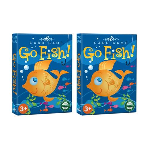 2PK eeBoo Playing Cards Go Fish Color Memory Matching Game Family Fun 3y+