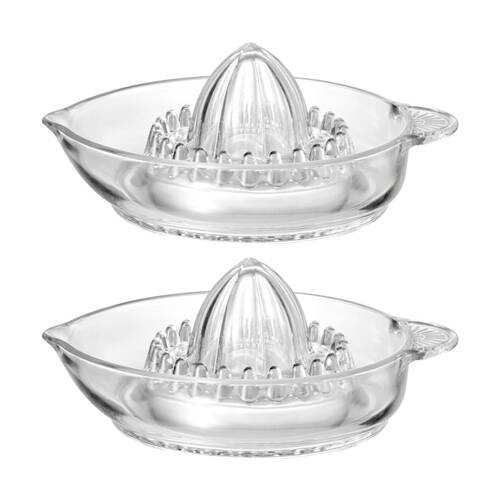 2PK Ecology Kitchen Essentials Glass Juicer Hand Manual 15.4x20cm