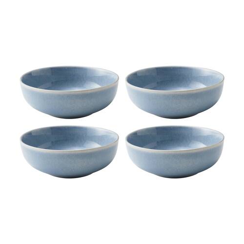 4PK Ecology Element Kitchenware Bowl Sky Light Blue Stoneware 18cm