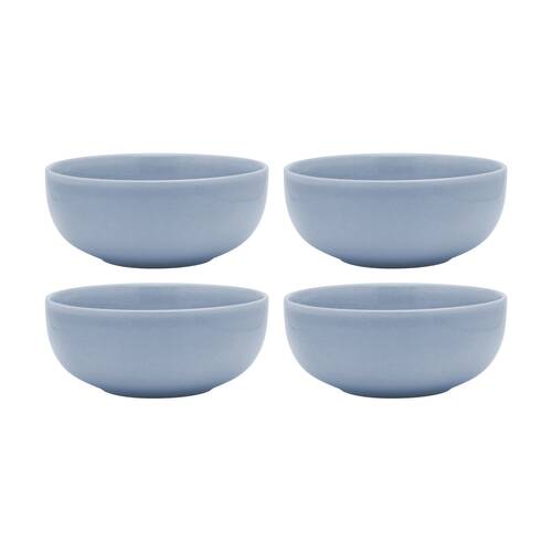 4PK Ecology Element Kitchenware Laska Bowl Sky Light Blue Stoneware 20cm