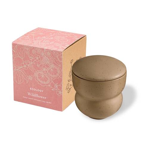 Ecology Alchemy Home Fragrance Scented Candle Wildflower Peach Blossom 250g