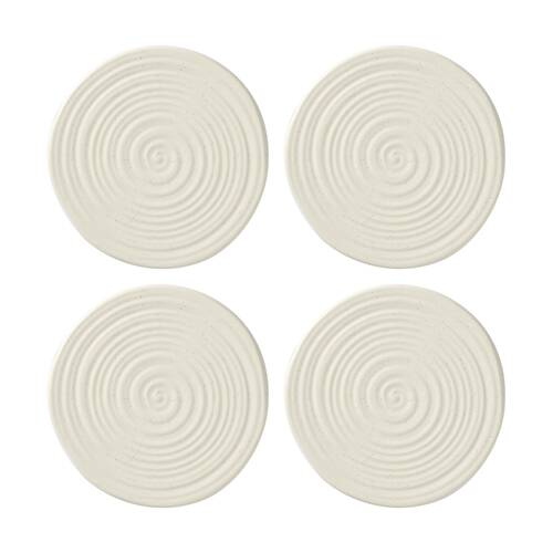 4PK Ecology Ottawa Stoneware Round Trivet Kitchen Accessory Calico 18.5cm