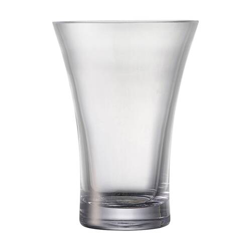 Ecology Fleur Flared Vase Soda Lime Glass Stylish Home Decor 18cm