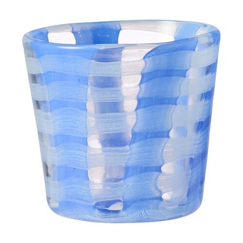 Ecology Papyrus Glass Tealight Candle Holder Home Decor Skylark 10.5cm