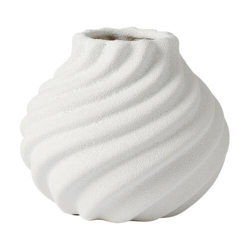 Ecology Loam Ceramic Vase Coastal Minimalist Home Decor 17.5x15cm