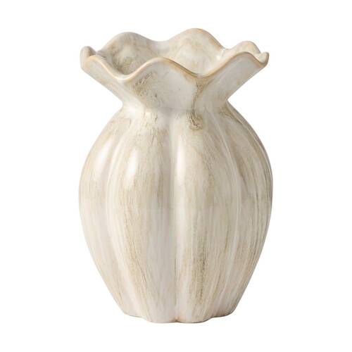Ecology Dune Ceramic Vase Sculptural Home Decor Toffee 23.5cm