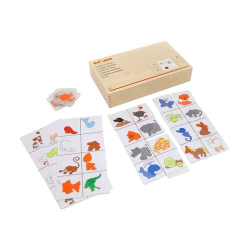 Educo Combino Animals Kids Educational Game Match-Up Toy 3y+ Wood
