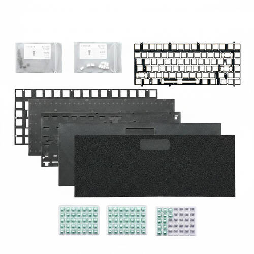 ATK Edge 75 DIY Mod Kit w/ Jade Pro/Sandwich/Socket & Bottom Case Foam Black